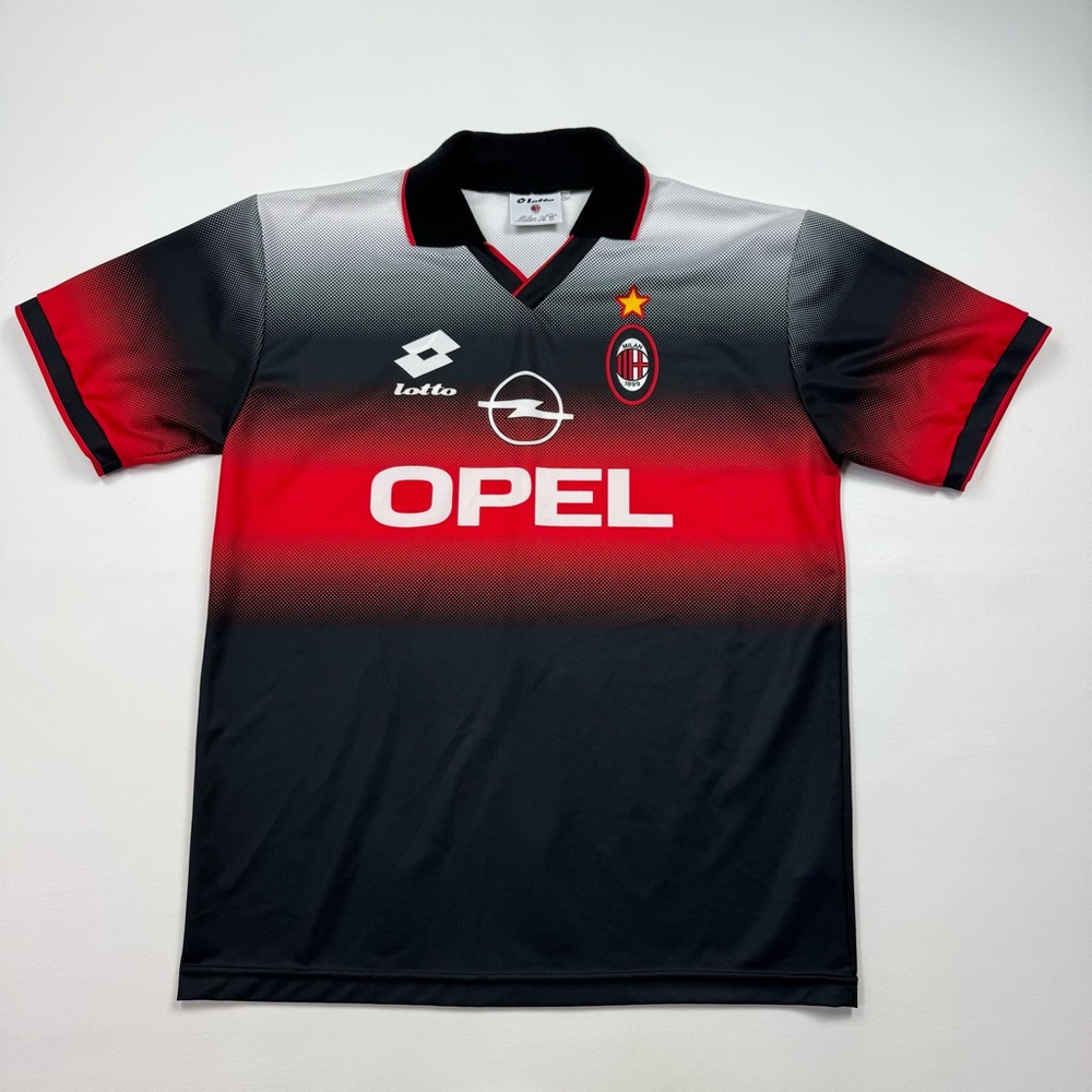 VTG 1995/1996 Lotto AC Milan Training Soccer Jersey Size XL